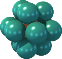 13 identical spheres cannot tessellate perfectly in 3 dimensional space.