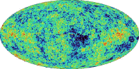 The Universe's Cosmic Microwave Background.