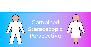 Male and female points of view form a stereoscopic pair.