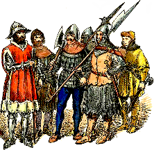 A nobleman's private army.