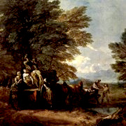 The Harvest Wagon by Thomas Gainsborough 1767.