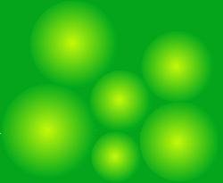 Понятие интенсивности собственности, изменяющейся по радиальному закону обратных квадратов.