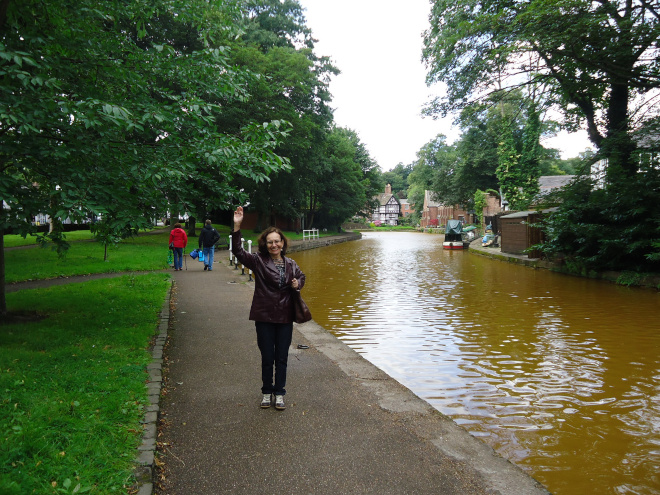 Me on the tow path of the Bridgewater Canal.