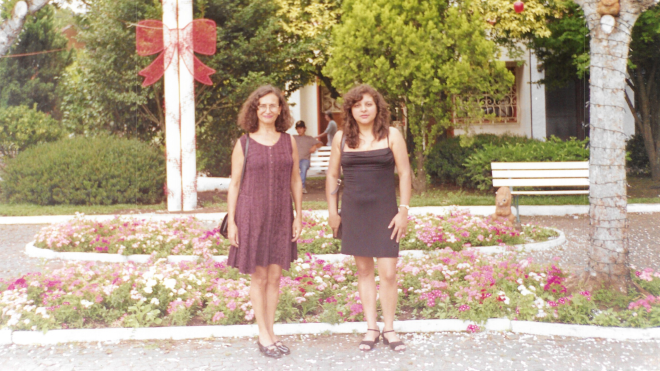 Dayse and Valeria at Porto Alegre 1996