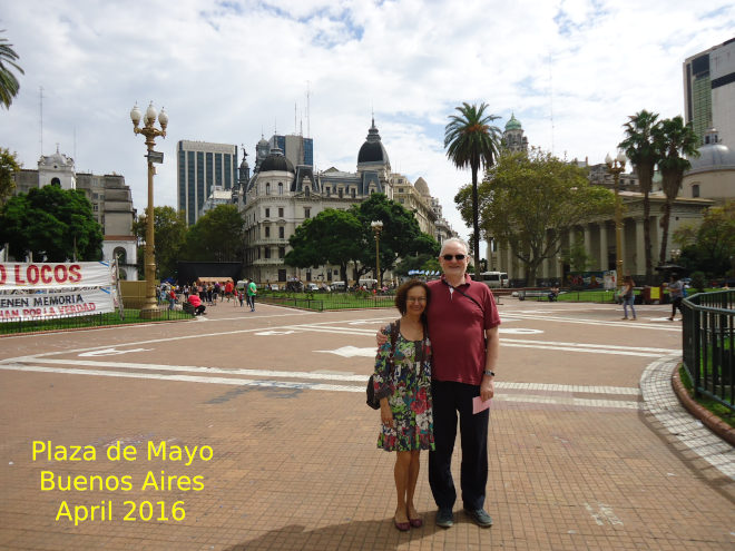 In Plaza do Mayo, Buenas Aeries, April 2016.