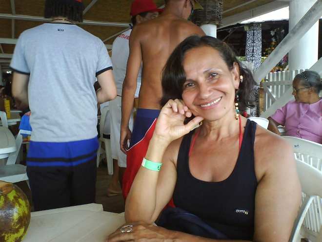 Dayse in Porto Seguro, Bahia 2007.
