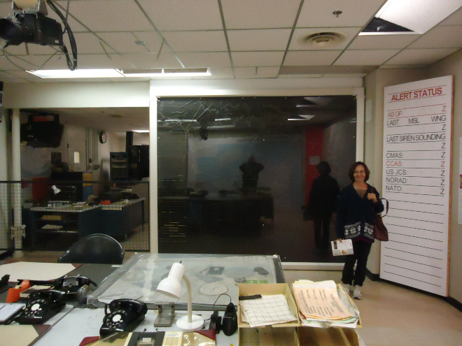 War Room of the Diefenbunker, Carp, Ontario.