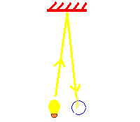 Relógio de luz genérico em isolamento.