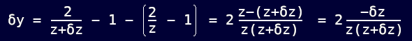 MLP training: explicitise the increment in 'y'.