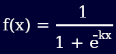 Formula to generate the positive-only sigmoid used in the first embedded applet.